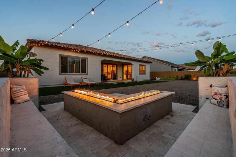 Backyard View toward House