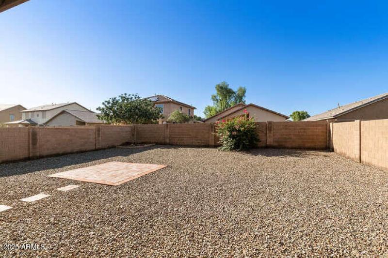 South view of Backyard