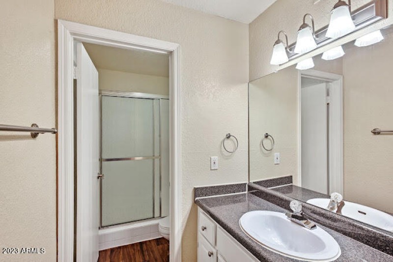 Bathroom walk-in shower