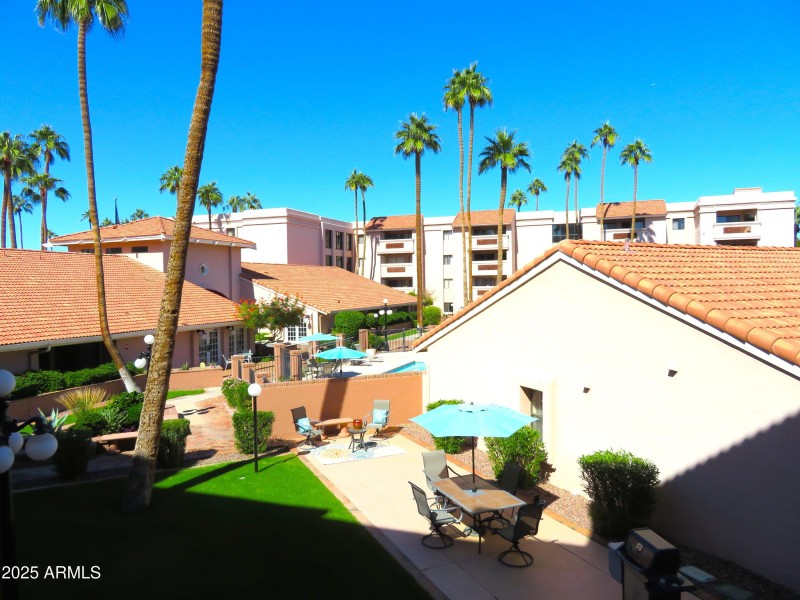 Balcony Courtyard View
