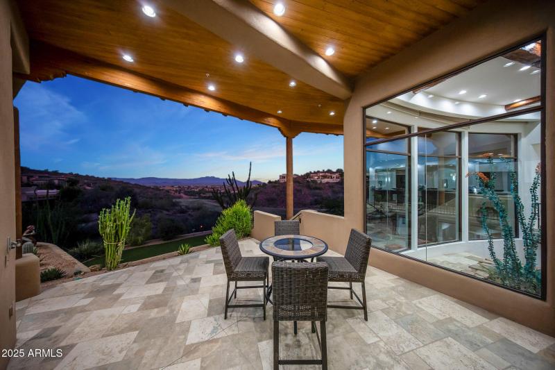 Patio View at evening