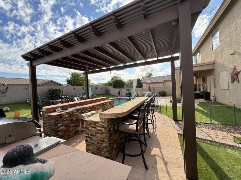 Gazebo & Built in BBQ
