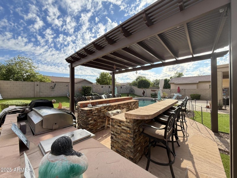 Gazebo & Built In BBQ