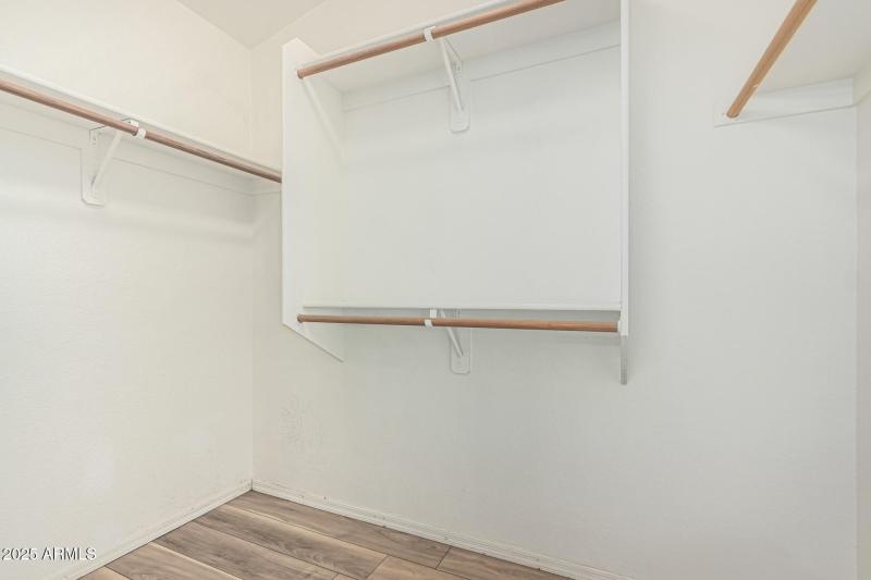 Master walk-in closet