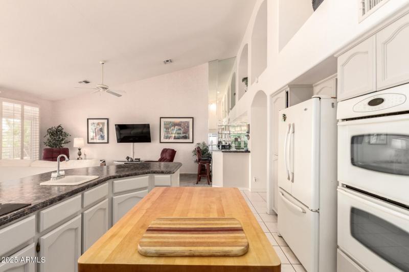 Butcher block island