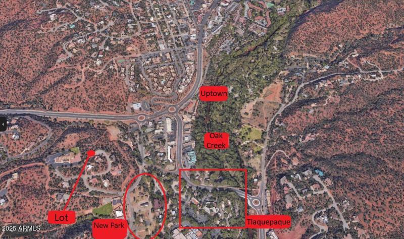 610 Sedona Vista Aerial locations