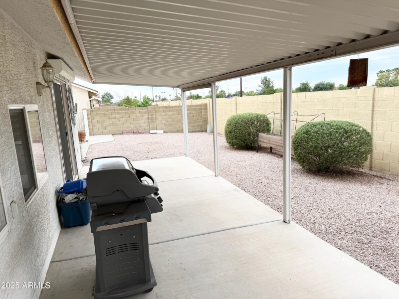 Covered Back Patio