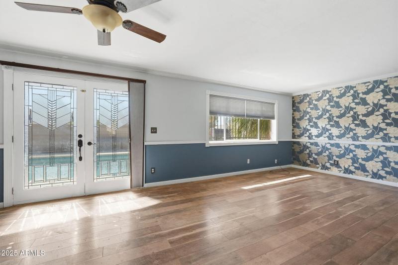 spacious living room