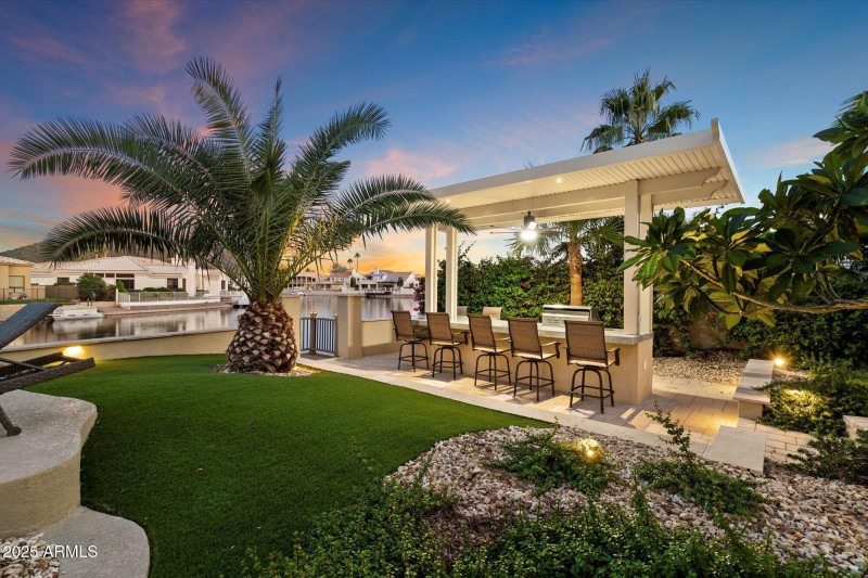 Lux landscaping throughout!