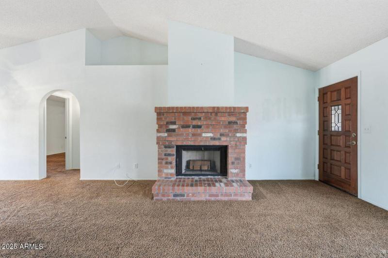 Wood Burning Fireplace