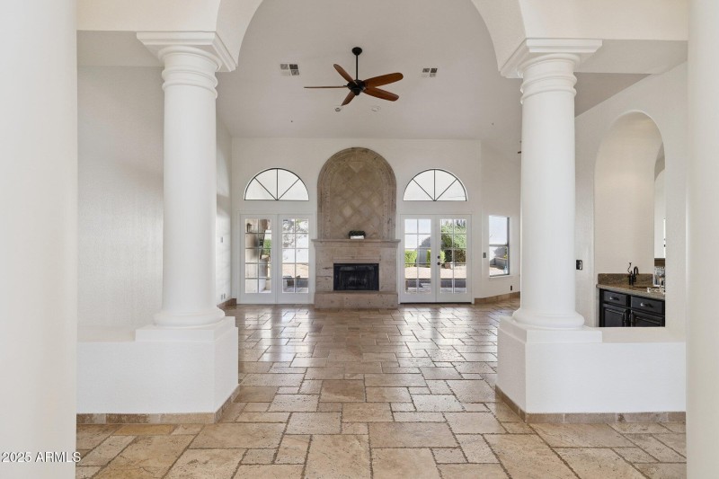 Front Entrance to Living Area