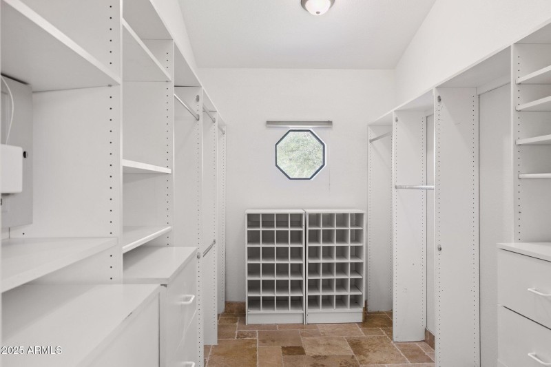 Walk in Closet w/ Built-in Storage