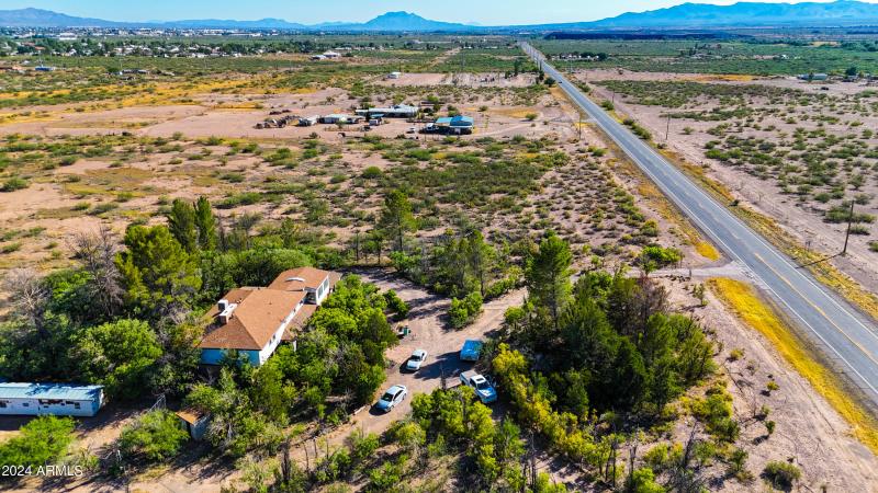 Drone facing South