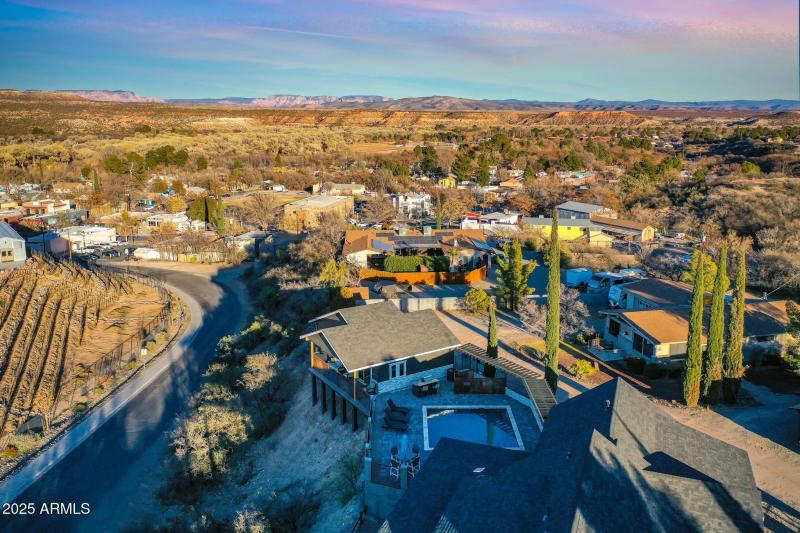 Aerial Toward Old Town
