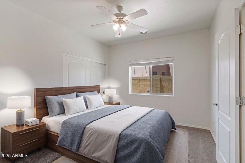 Virtually Staged Bedroom 3