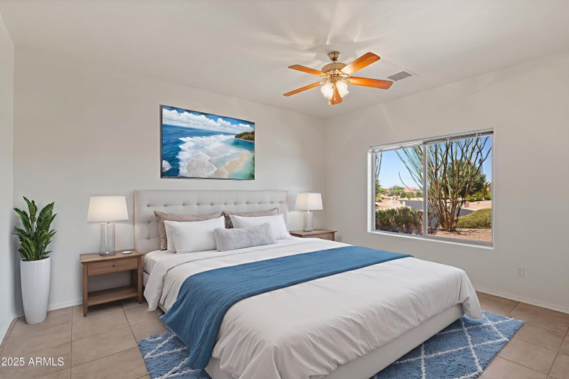 Virtually Staged Bedroom 4