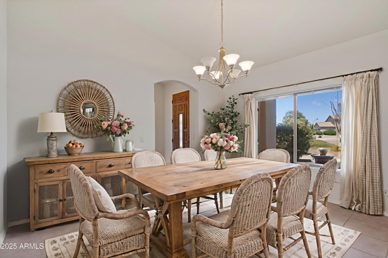 Virtually Staged Formal Dining