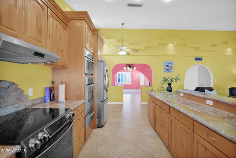 KItchen looks to Dining Room