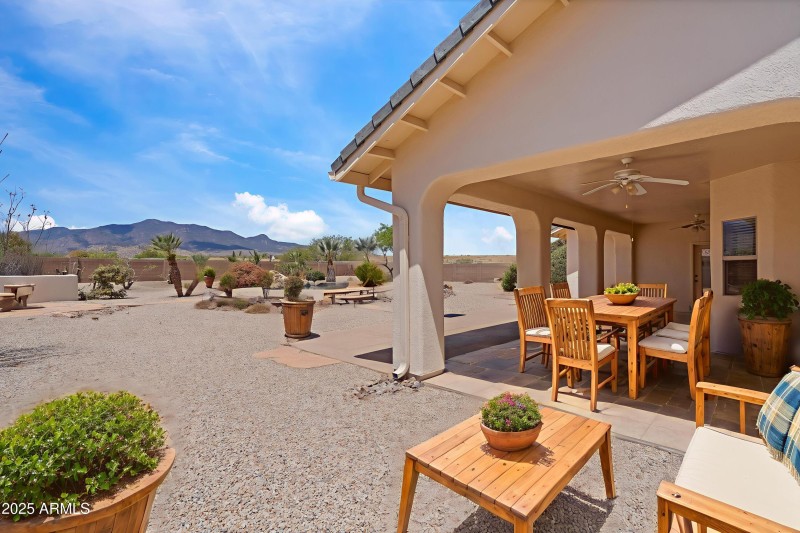 Virtually Staged Backyard