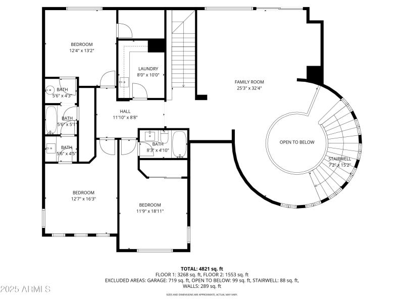 77th Way second floor incl sq footage