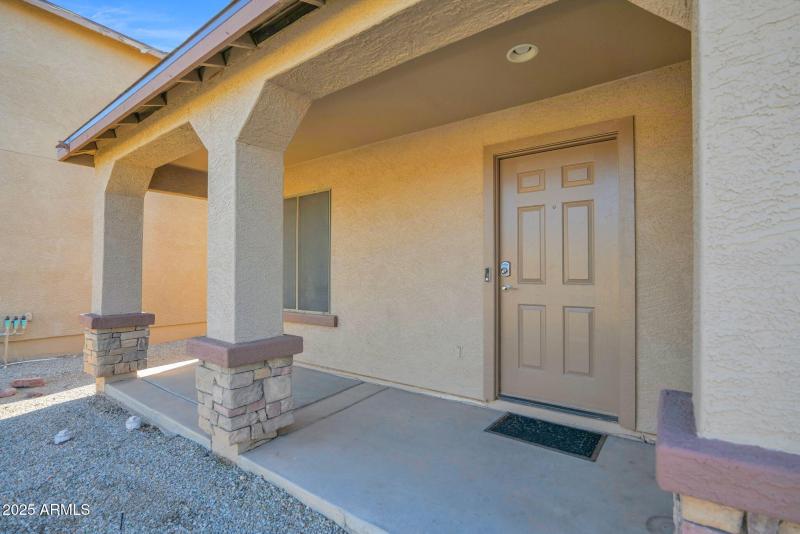 Covered front porch