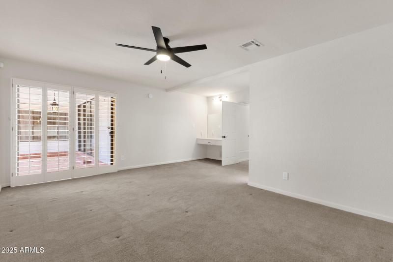 Exit to Backyard from Primary Bedroom