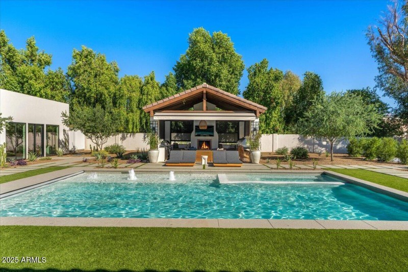 66-Back yard and pool