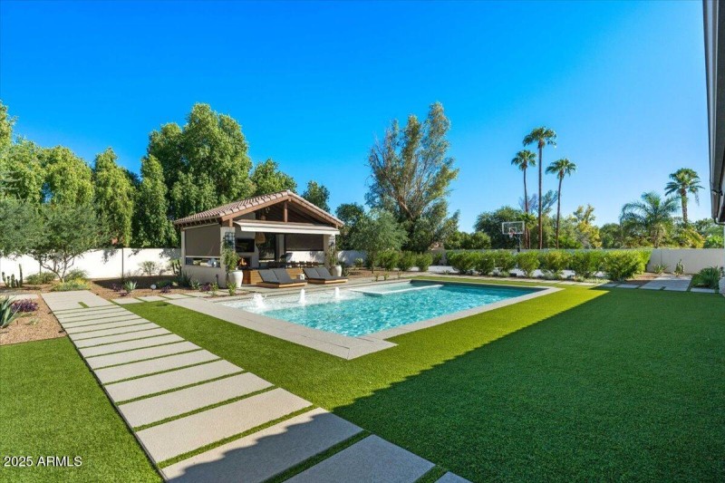 67-Back yard and pool