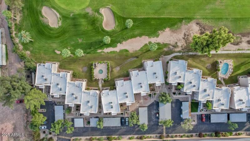 Unit is right by the spa