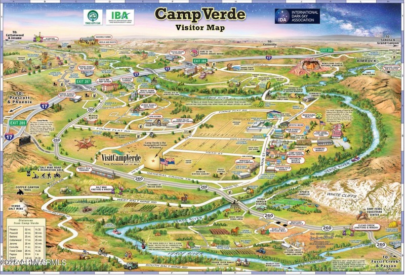 MAP OF CAMP VERDE