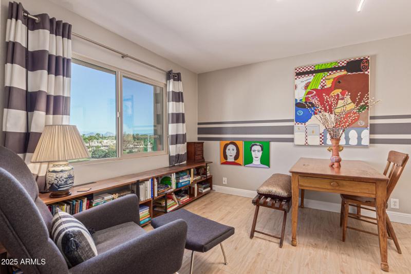 Currently set up as a library/craft room