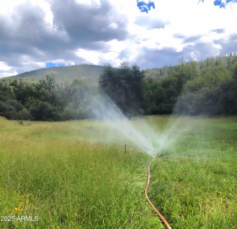 Irrigating W Ctr Pasture thru hose