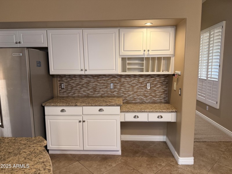 Desk in Kitchen
