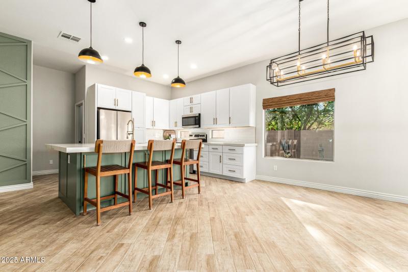 Dining Area & Upgraded Lighting