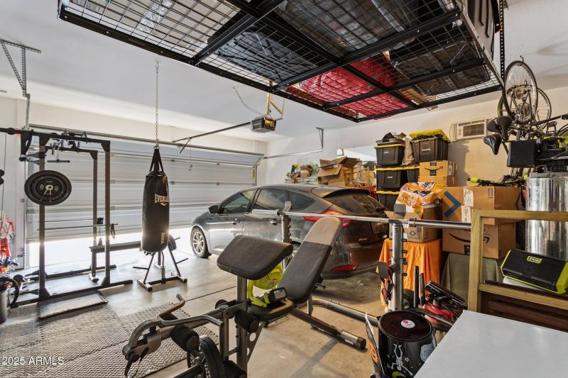Garage with extra storage
