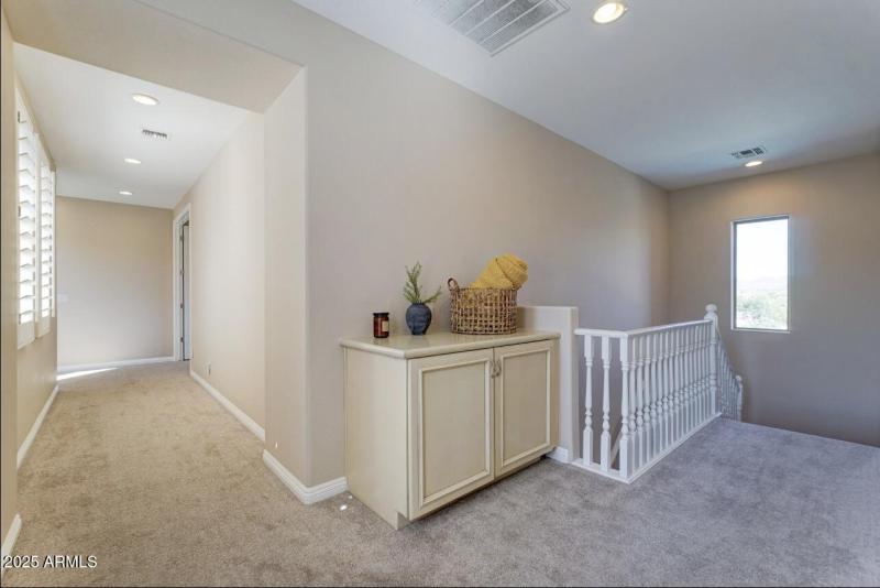 Second stair case to other wing