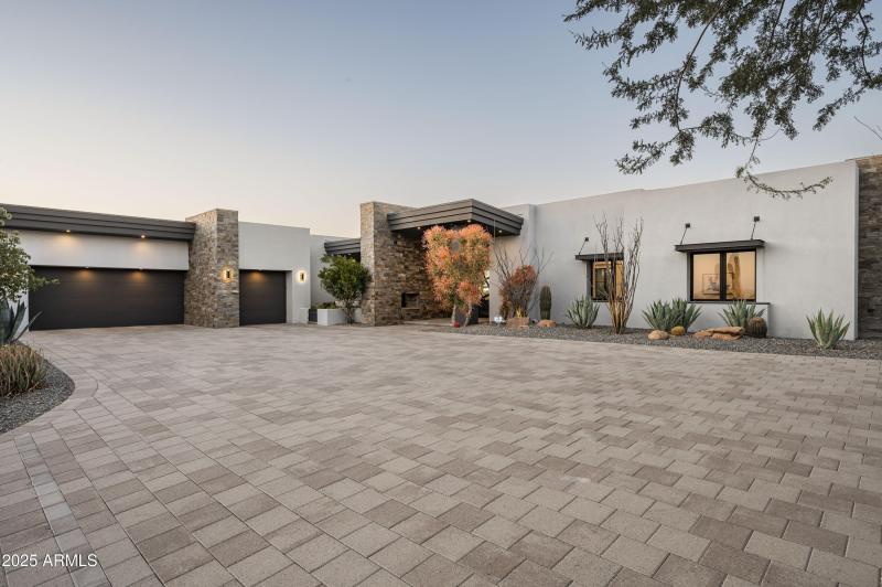 Large driveway