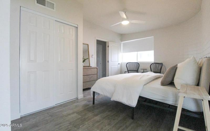 Two closets in primary