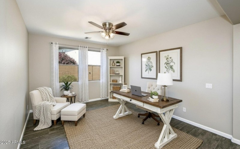 Virtual Staged Pic of Office Den Dining