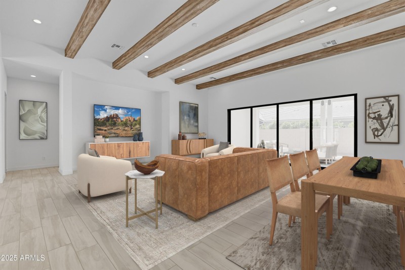 Virtually Staged Great Room