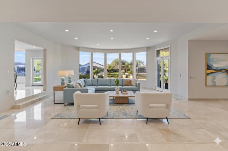 Great Room Virtually Staged