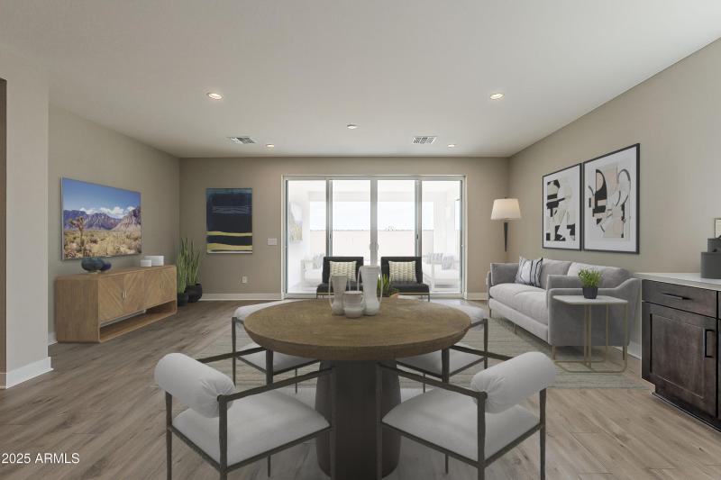 Virtually Staged Great Room