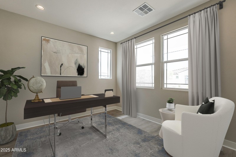 Virtually Staged Office