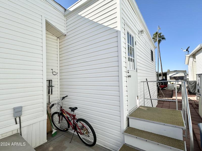 REAR ENTRY DOOR TO LAUNDRY ROOM