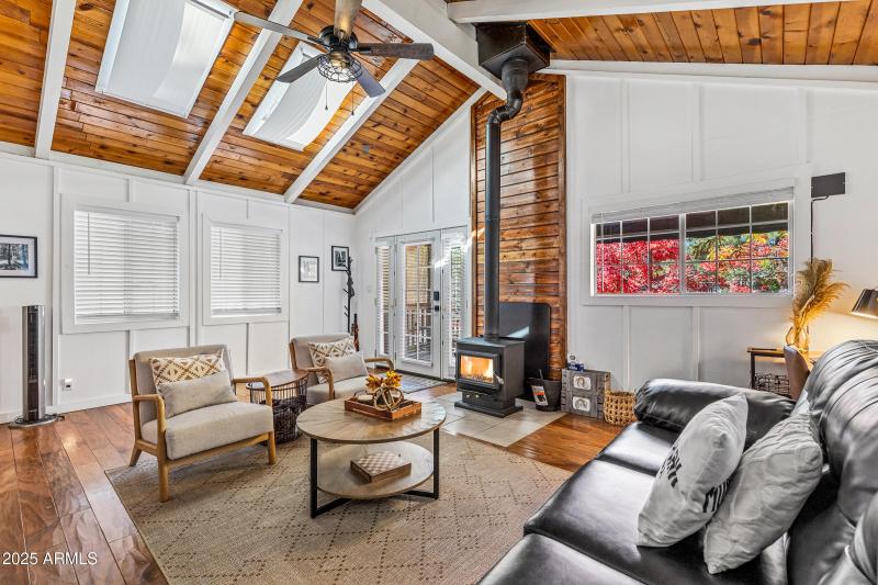 T&G ceilings and skylights