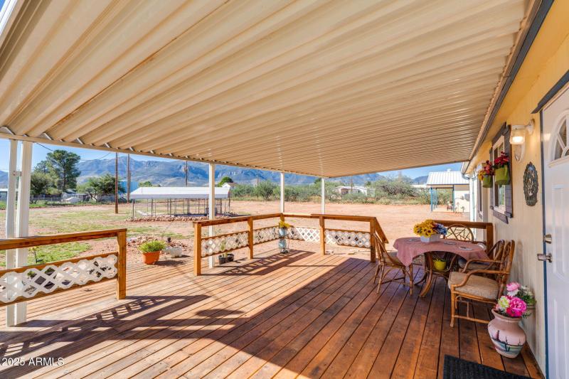 Covered Back Deck