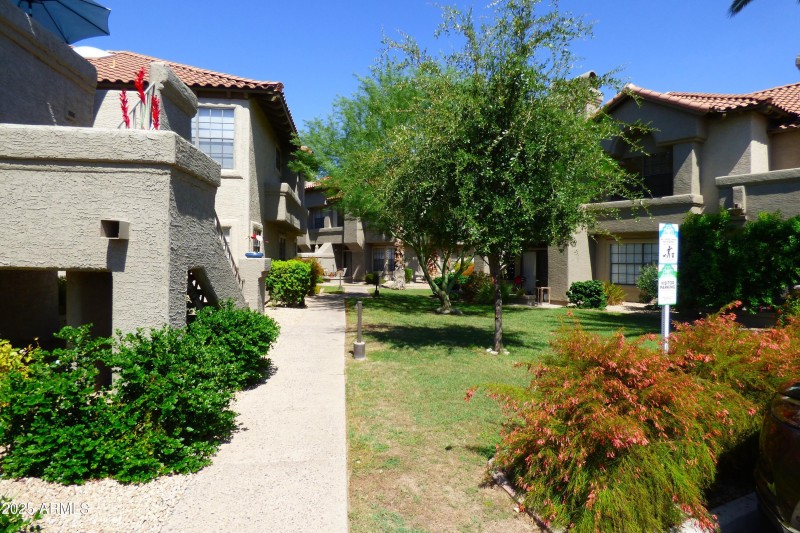 Walkway Entry to Condo