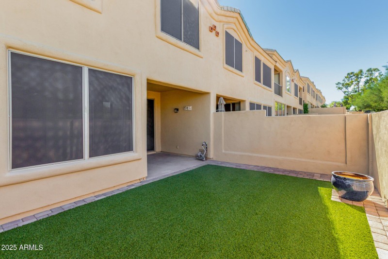 37 - Fenced yard with turf