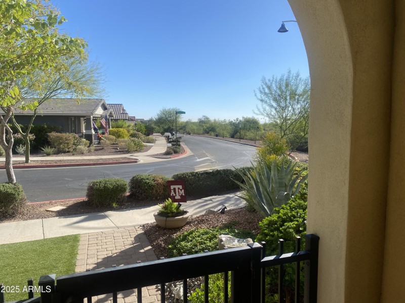 VIEW EAST FROM PORCH