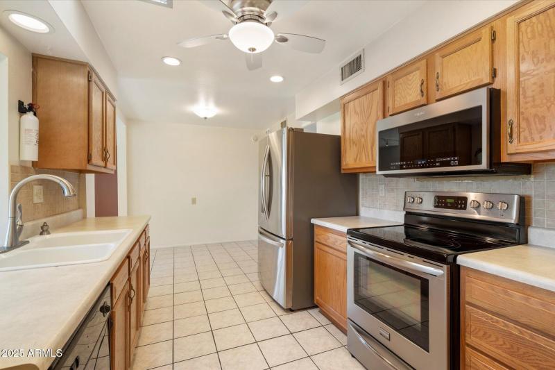 Kitchen with Ample Cabinet Space